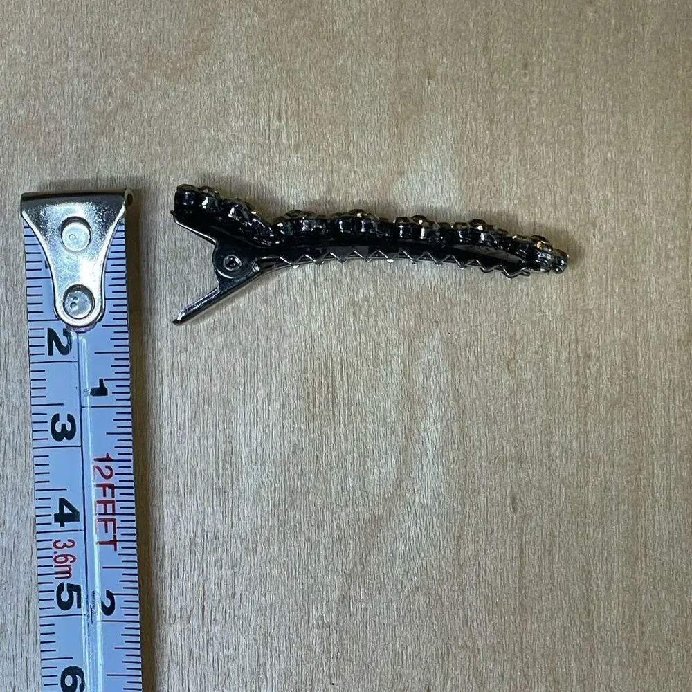 Vintage 90’s rhinestone hair clip and pin - Picture 6 of 10